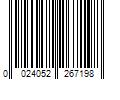 Barcode Image for UPC code 0024052267198