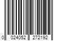 Barcode Image for UPC code 0024052272192