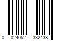 Barcode Image for UPC code 0024052332438