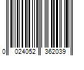 Barcode Image for UPC code 0024052362039