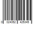 Barcode Image for UPC code 0024052425345