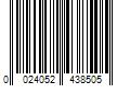 Barcode Image for UPC code 0024052438505