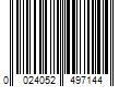 Barcode Image for UPC code 0024052497144