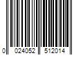 Barcode Image for UPC code 0024052512014