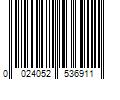 Barcode Image for UPC code 0024052536911