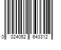 Barcode Image for UPC code 0024052643312