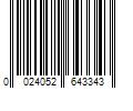 Barcode Image for UPC code 0024052643343