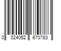 Barcode Image for UPC code 0024052670783