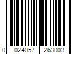 Barcode Image for UPC code 0024057263003