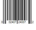 Barcode Image for UPC code 002407240072