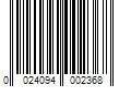 Barcode Image for UPC code 0024094002368