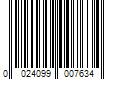 Barcode Image for UPC code 0024099007634