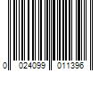 Barcode Image for UPC code 0024099011396