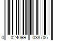 Barcode Image for UPC code 0024099038706