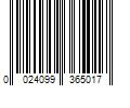 Barcode Image for UPC code 0024099365017