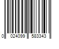 Barcode Image for UPC code 0024099583343