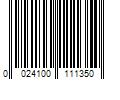 Barcode Image for UPC code 0024100111350