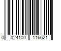 Barcode Image for UPC code 0024100116621