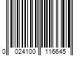 Barcode Image for UPC code 0024100116645