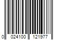 Barcode Image for UPC code 0024100121977