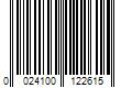 Barcode Image for UPC code 0024100122615