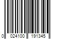 Barcode Image for UPC code 0024100191345