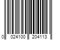 Barcode Image for UPC code 0024100204113