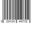 Barcode Image for UPC code 0024100440702