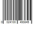 Barcode Image for UPC code 0024100493845