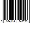 Barcode Image for UPC code 0024114748733