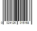 Barcode Image for UPC code 0024126015168