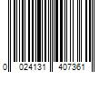 Barcode Image for UPC code 0024131407361