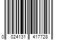 Barcode Image for UPC code 0024131417728