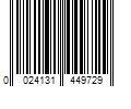 Barcode Image for UPC code 0024131449729