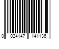 Barcode Image for UPC code 0024147141136