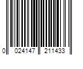 Barcode Image for UPC code 0024147211433