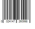 Barcode Image for UPC code 0024147260998