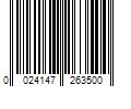 Barcode Image for UPC code 0024147263500