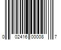 Barcode Image for UPC code 002416000087