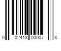 Barcode Image for UPC code 002418000078