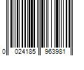 Barcode Image for UPC code 0024185963981