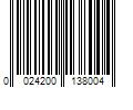 Barcode Image for UPC code 0024200138004