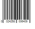 Barcode Image for UPC code 0024258006409