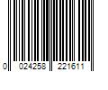 Barcode Image for UPC code 0024258221611