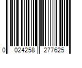 Barcode Image for UPC code 0024258277625