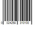 Barcode Image for UPC code 0024258310100