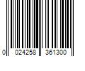 Barcode Image for UPC code 0024258361300