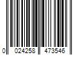 Barcode Image for UPC code 0024258473546