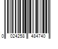 Barcode Image for UPC code 0024258484740