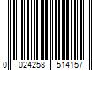 Barcode Image for UPC code 0024258514157